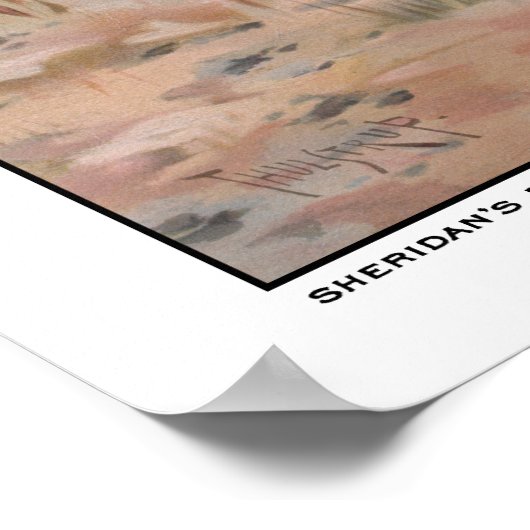 Sheridans Ride - Burgeroorlog Poster (Hoek)