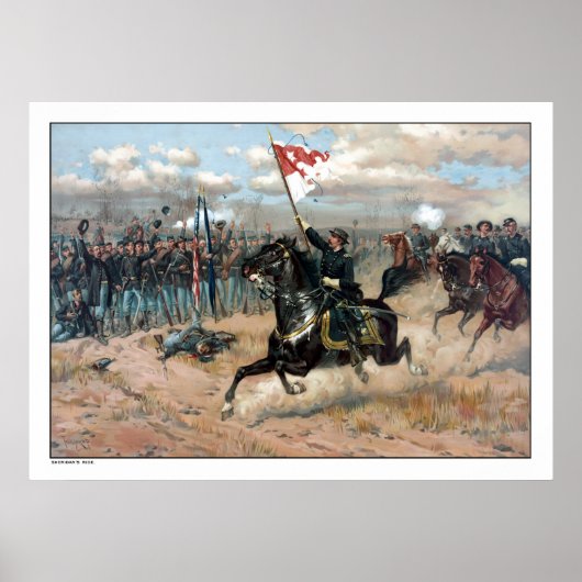Sheridans Ride - Burgeroorlog Poster (Voorkant)