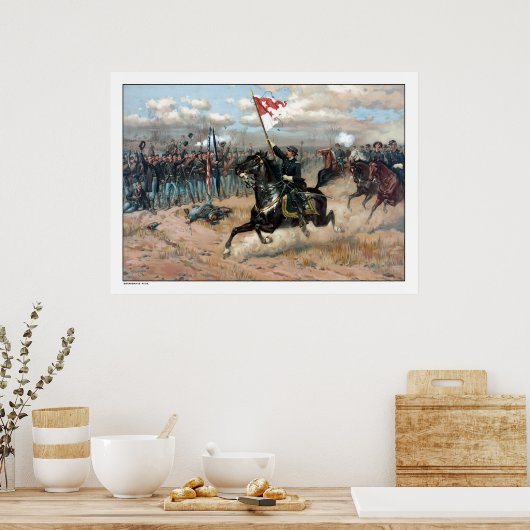 Sheridans Ride - Burgeroorlog Poster (Keuken)