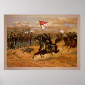 Sheridans Ride door Thure de Thulstrup Poster (Voorkant)