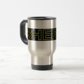 SHERIFF 3 Travel Mug Reisbeker (Voorkant links)