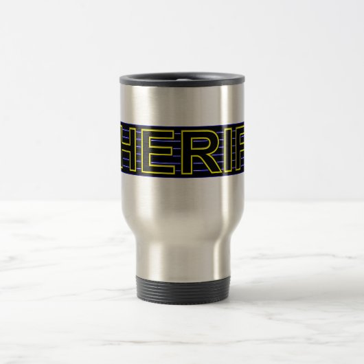 SHERIFF 3 Travel Mug Reisbeker (Center)