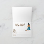 Sheriff 4e verjaardag invulling uitnodiging (Binnen)