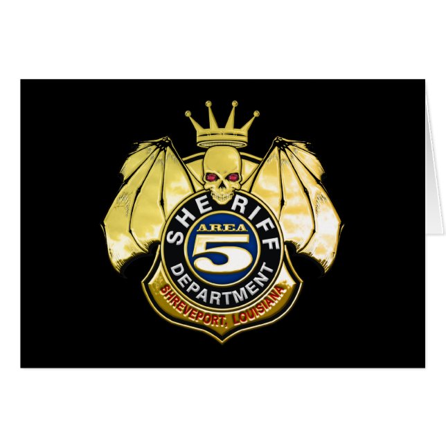 Sheriff Area 5 Badge (Voorkant Horizontaal)