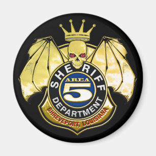 Sheriff Area 5 Badge Magneet