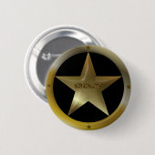 Sheriff Badge Button (Voorkant /achterkant)