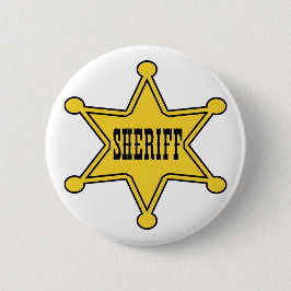 Sheriff Badge Ronde Button 5,7 Cm