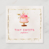 Sheriff Beauful Patisserie, bakkerij, koekjes en z Vierkante Visitekaartje (Voorkant)