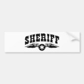 Sheriff Bumpersticker (Voorkant)