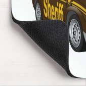 Sheriff Car Cartoon BR Muismat (Hoek)