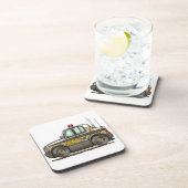 Sheriff Car Patrol Drankjes Onderzetter (Rechterzijde)