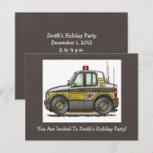 Sheriff Car Patrol Kaart (Voorkant / Achterkant)