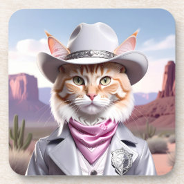 Sheriff Cat Bier Onderzetter