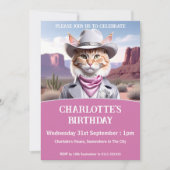 Sheriff Cat Birthday Kaart (Voorkant)