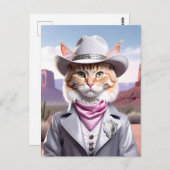 Sheriff Cat Briefkaart (Voorkant / Achterkant)