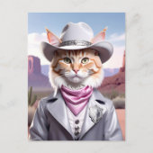 Sheriff Cat Briefkaart (Voorkant)