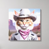 Sheriff Cat Canvas Afdruk (Voorkant)