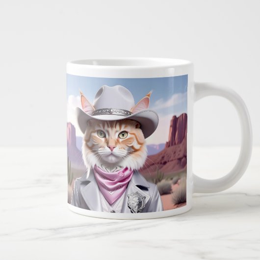 Sheriff Cat Grote Koffiekop (Rechts)
