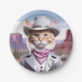 Sheriff Cat Papieren Bordje
