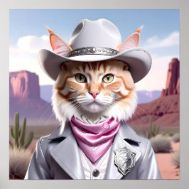 Sheriff Cat Poster