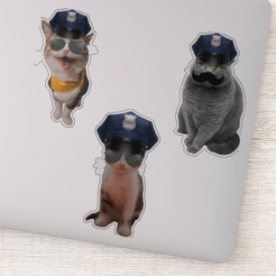 Sheriff Cat Sticker