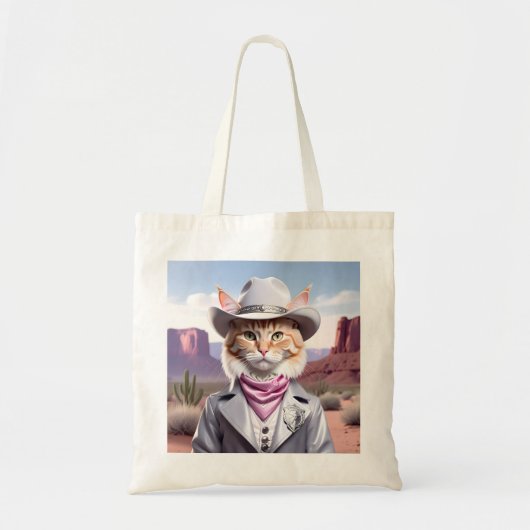Sheriff Cat Tote Bag (Voorkant)