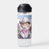Sheriff Cat Waterfles (Achterkant)