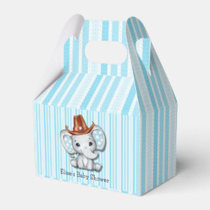 Sheriff Cowboy Olifant Baby shower Bedankdoosjes