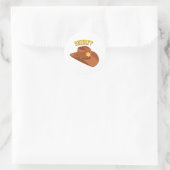 Sheriff Cowboy Pet Ronde Sticker (Tas)