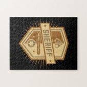 Sheriff Crest Legpuzzel (Horizontaal)