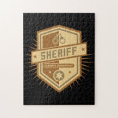 Sheriff Crest Legpuzzel (Verticaal)