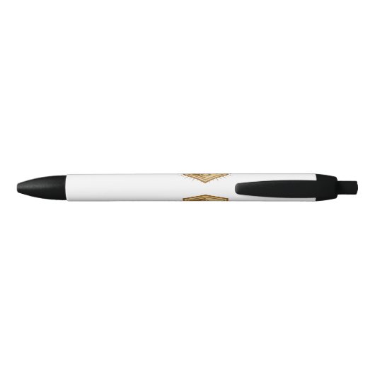 Sheriff Crest Zwarte Inkt Pen (Achterkant)