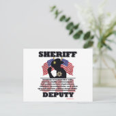 Sheriff_Deputy Briefkaart (Staand voorkant)