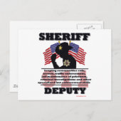 Sheriff_Deputy Briefkaart (Voorkant / Achterkant)