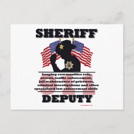 Sheriff_Deputy Briefkaart (Voorkant)