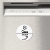 Sheriff en Outlaw Clean Dirty Dish Magnet (Insitu (Vaatwasser))