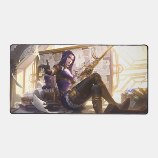 Sheriff Gaming Desk Mat | Marksman Esthetic Pad (Voorkant)