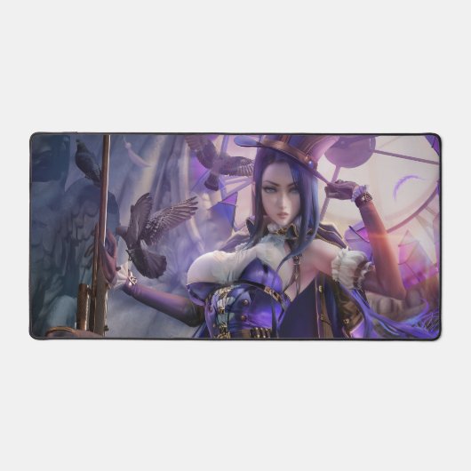 Sheriff Gaming Desk Mat | Marksman Esthetic Pad (Voorkant)