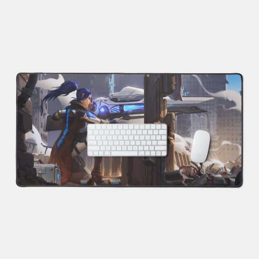 Sheriff Gaming Desk Mat | Marksman Esthetic Pad (Keyboard & Muis)