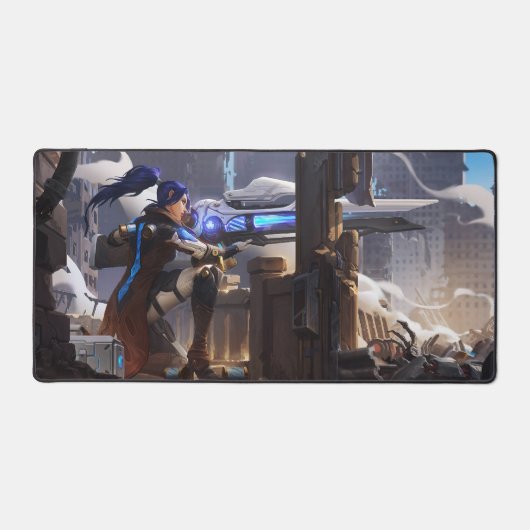 Sheriff Gaming Desk Mat | Marksman Esthetic Pad (Voorkant)