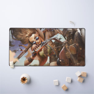 Sheriff Gaming Desk Mat   Motorrijder Art