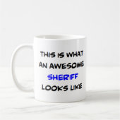 sheriff, geweldige koffiemok (Links)