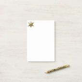 Sheriff golden star post-it® notes (Op bureau)