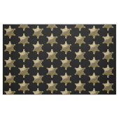Sheriff golden star stof (Fat Quarter)