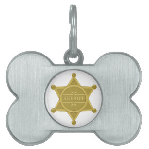 Sheriff Huisdieren Naamplaatje