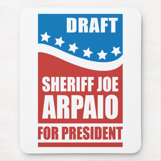 Sheriff Joe Arpaio voor President Muismat (Voorkant)