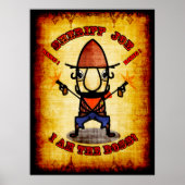 Sheriff Joe " Ik ben het Poster van de baas " (Voorkant)