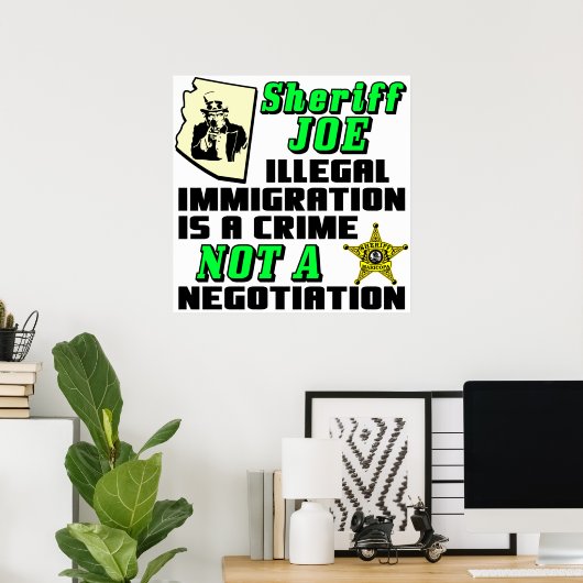 SHERIFF JOE POSTER (Thuiskantoor)