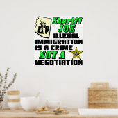 SHERIFF JOE POSTER (Keuken)