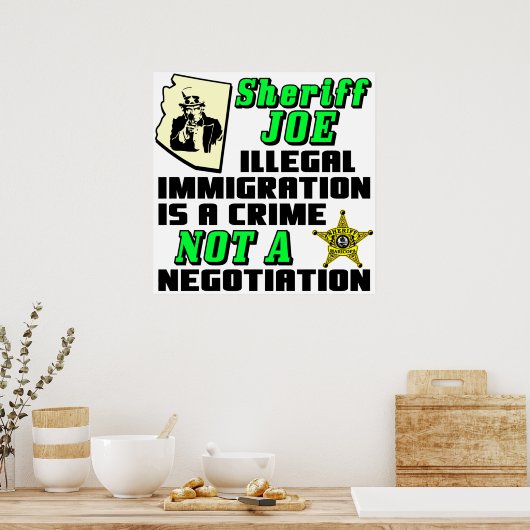 SHERIFF JOE POSTER (Keuken)